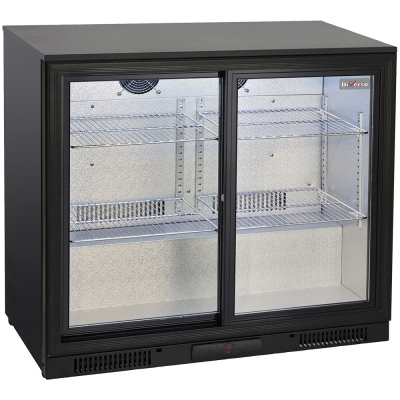 Refroidisseur de bouteilles ventilé, 2 portes vitrées coulissantes WR-TAS2-E3